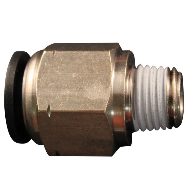 Wilton Milton 2200-12 0.25 in. MNPT 0.5 in. OD Push to Connect Tube Fitting 2200-12